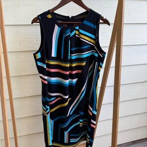 Stylish Multicolor Striped Dress - Nine West